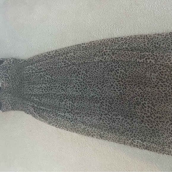 Vintage Y2K Leopard Print Maxi Dress - Picture 2 of 6